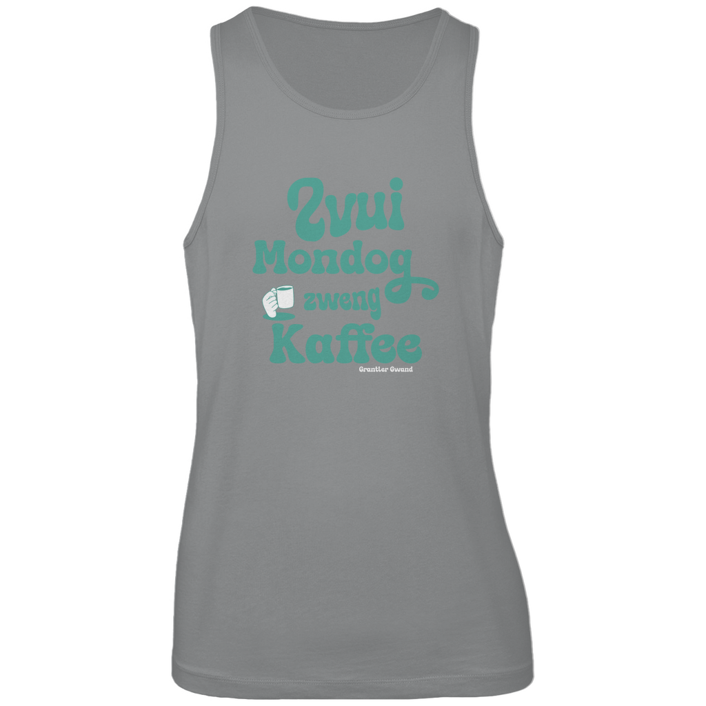 Bayerisches Herren Premium Tank Top Zvui Mondog, zweng Kaffee - grün - Grantler Gwand
