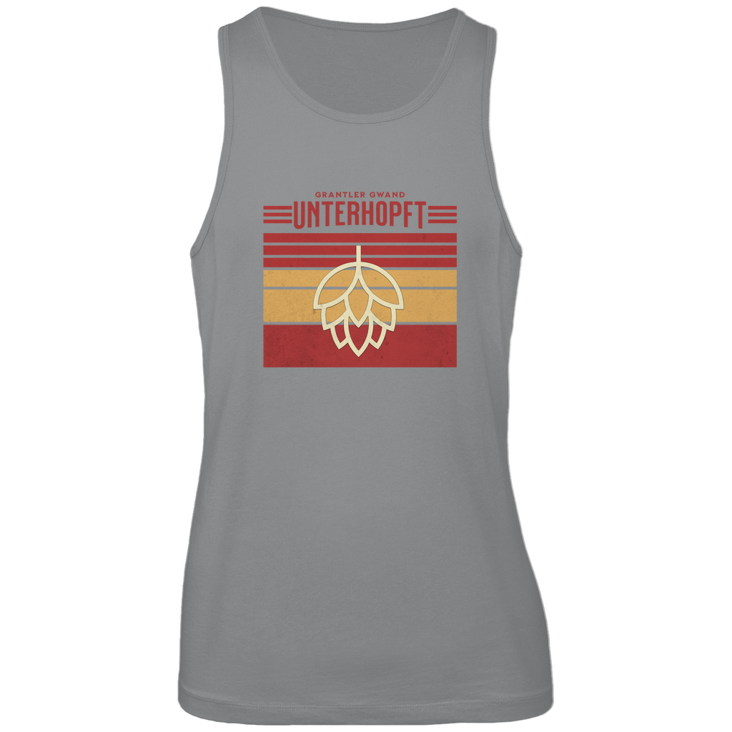 Bayerisches Herren Premium Tank Top Unterhopft - rot - Grantler Gwand