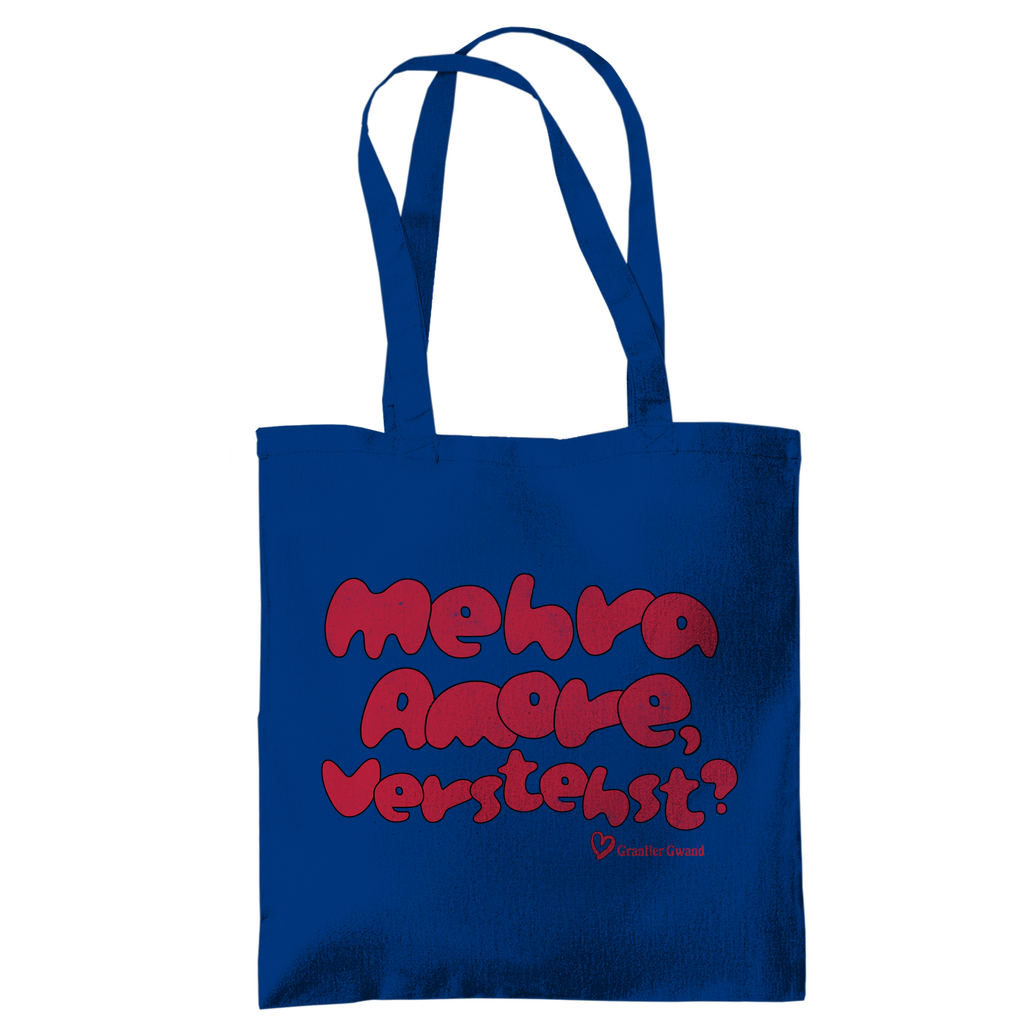 Bayerische Tragetasche Mehra Amore, Verstehst? - Grantler Gwand