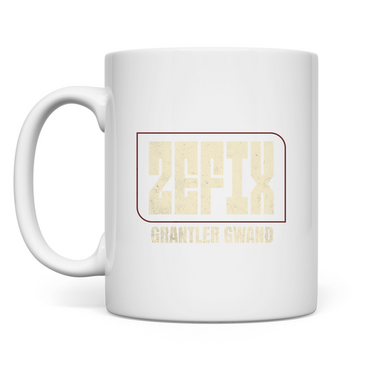bayerische Tasse Zefix - Gold - Grantler Gwand