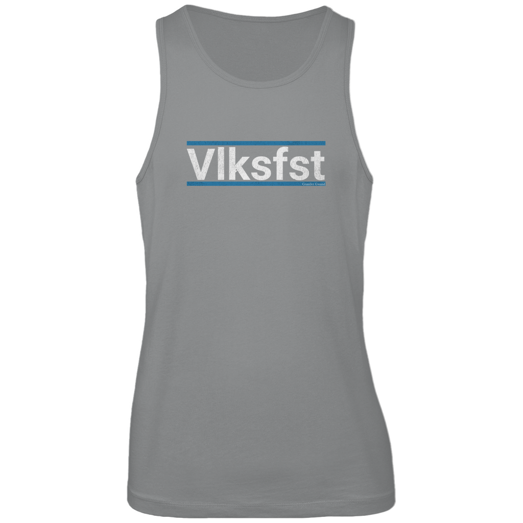 Bayerisches Herren Premium Tank Top Vlksfst - blau/weiß - Grantler Gwand