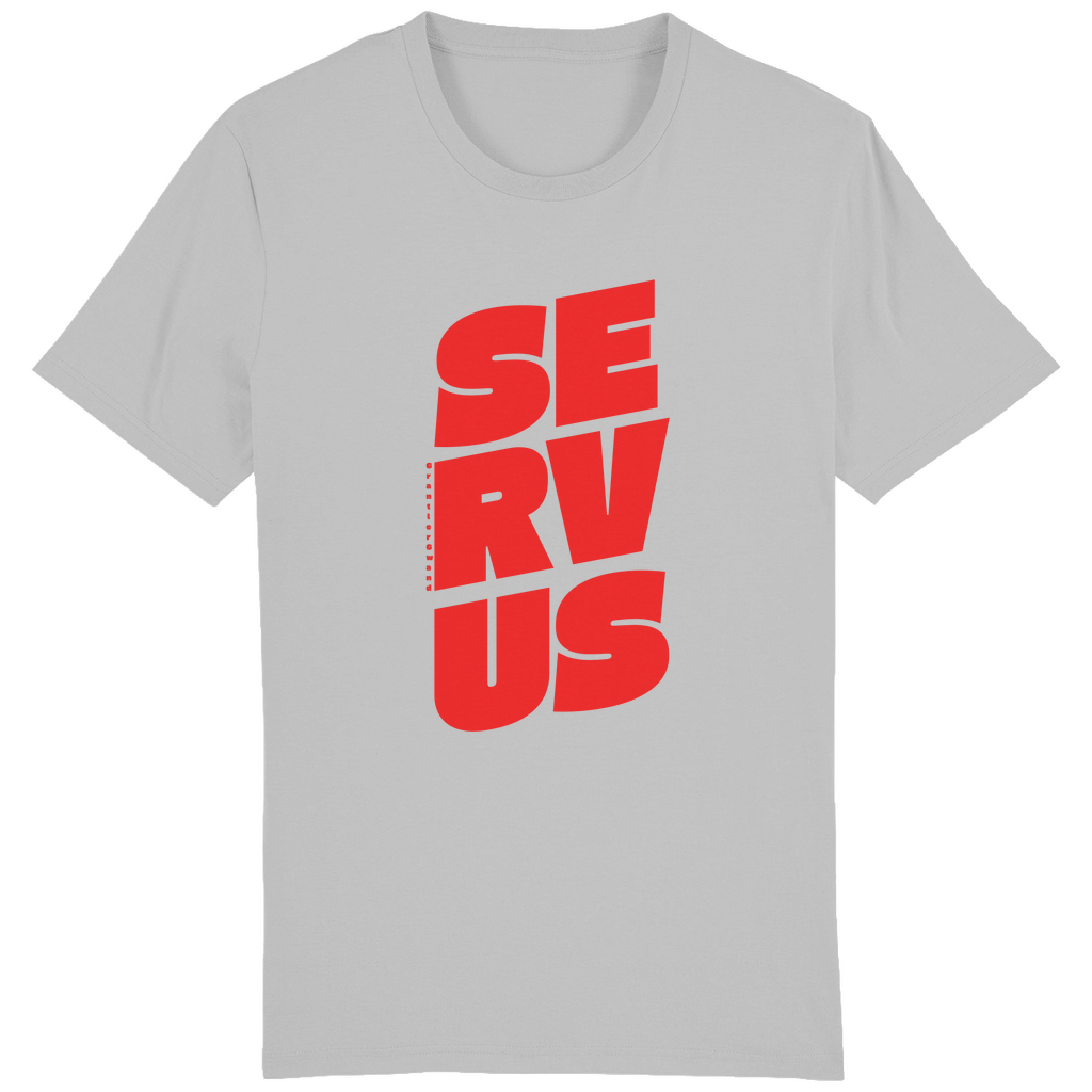 Bayerisches Herren T-Shirt Servus - rot - Grantler Gwand