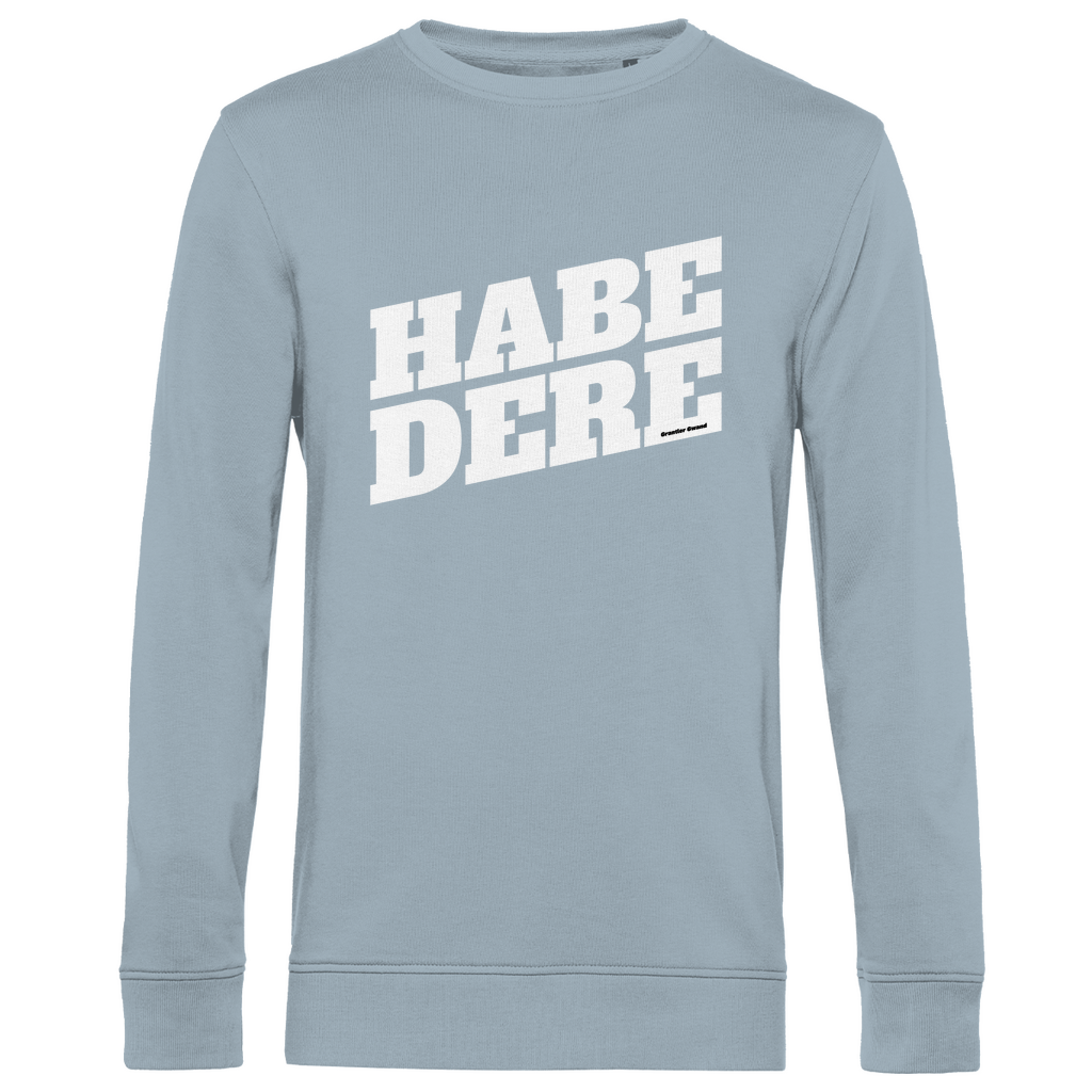 Herren Premium Bio Sweatshirt Habe dere - weiß