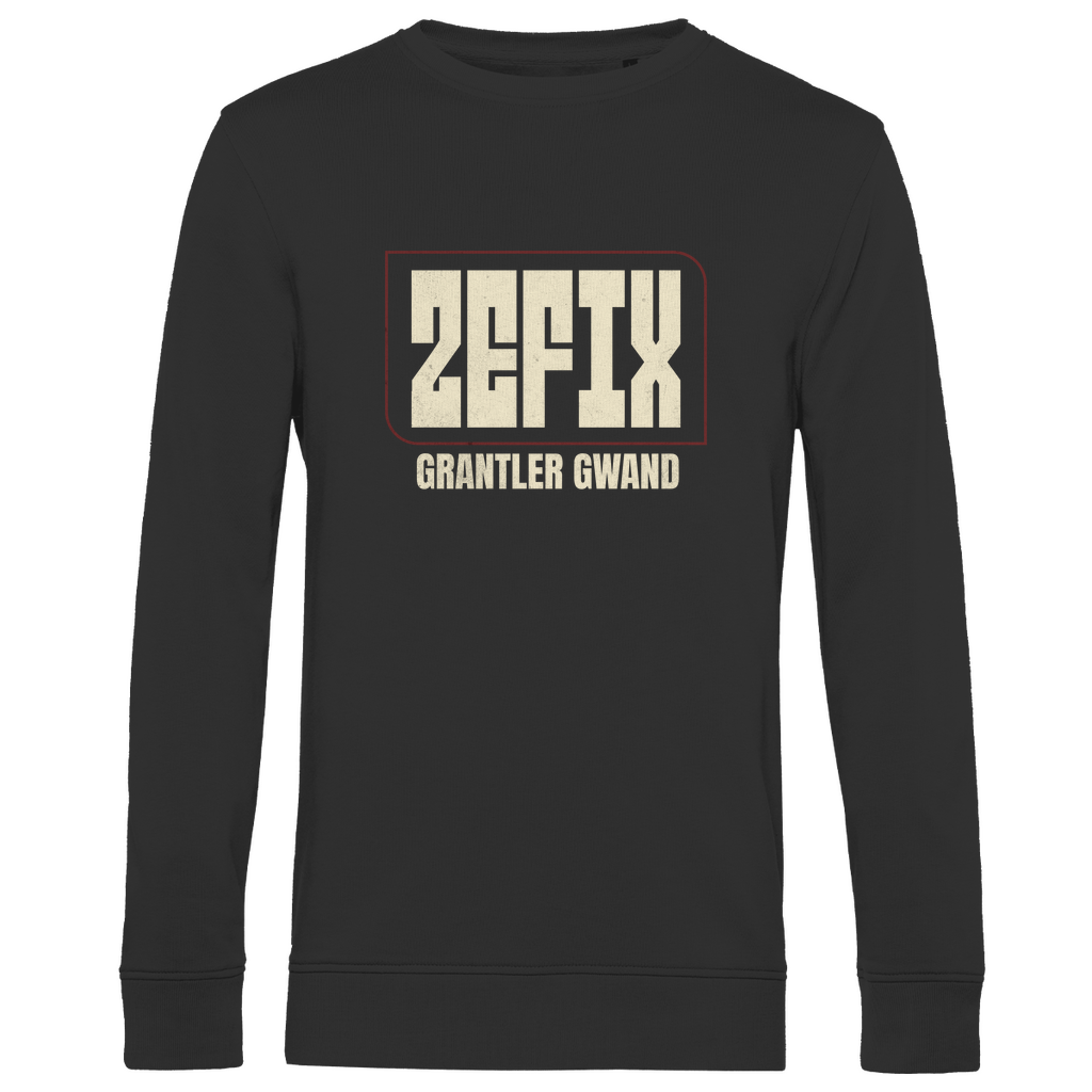 bayerisches Herren Premium Bio Sweatshirt Zefix - Gold - Grantler Gwand
