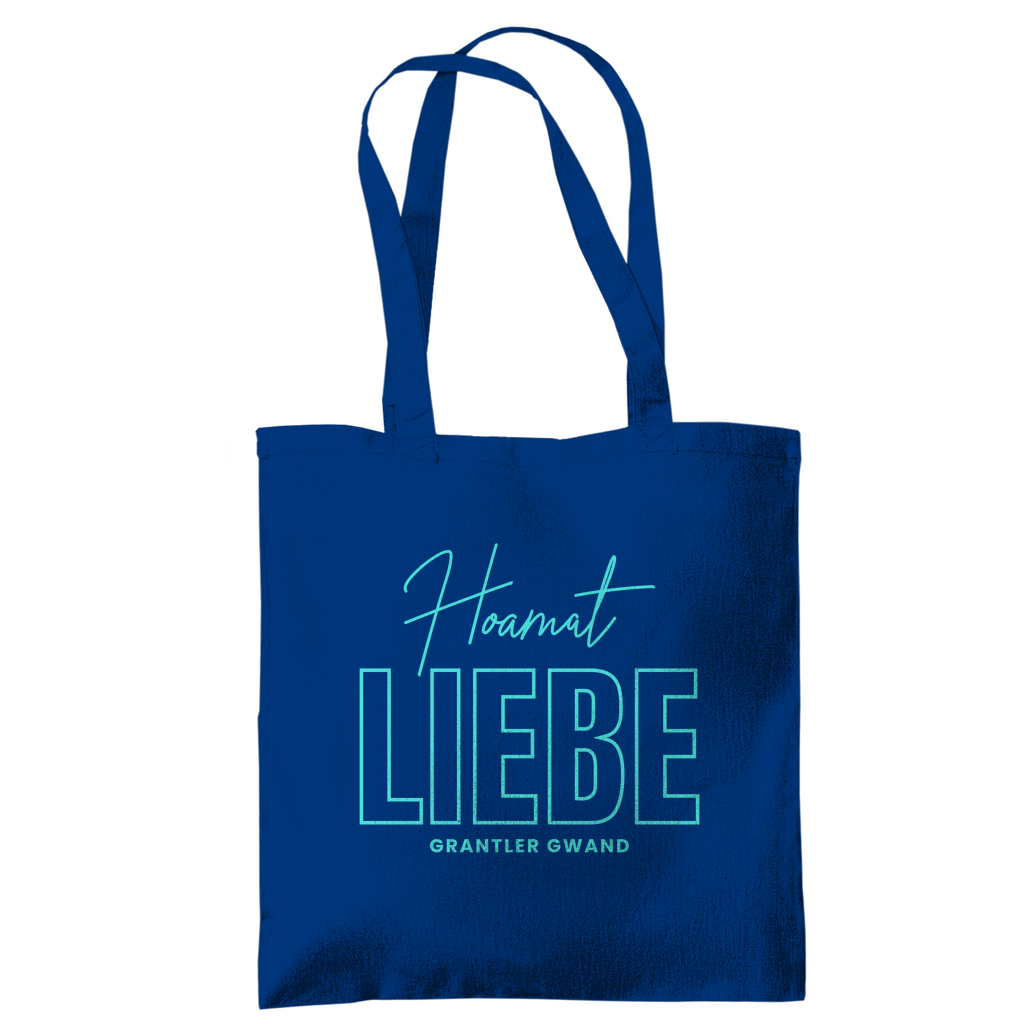 Bayerische Tragetasche Hoamat Liebe - Mint - Grantler Gwand
