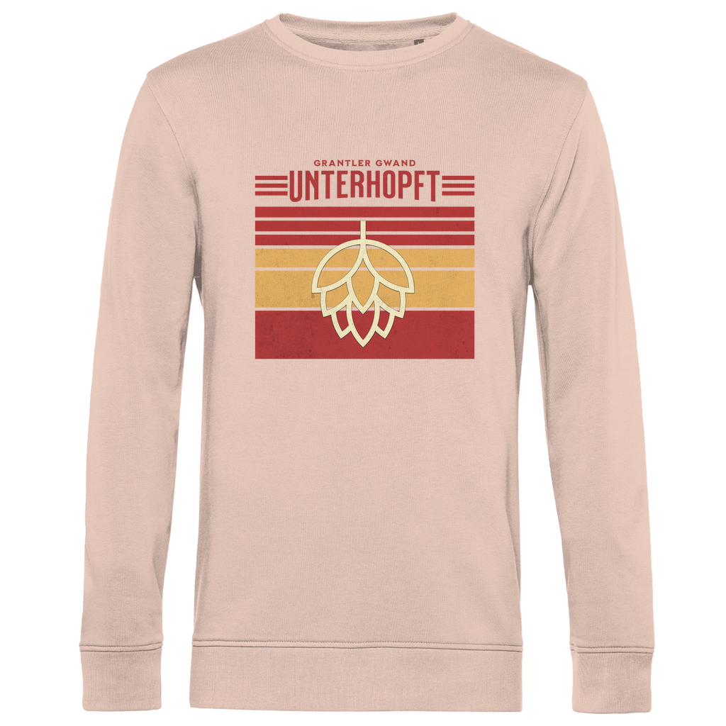 Herren Premium Bio Sweatshirt Unterhopft - rot
