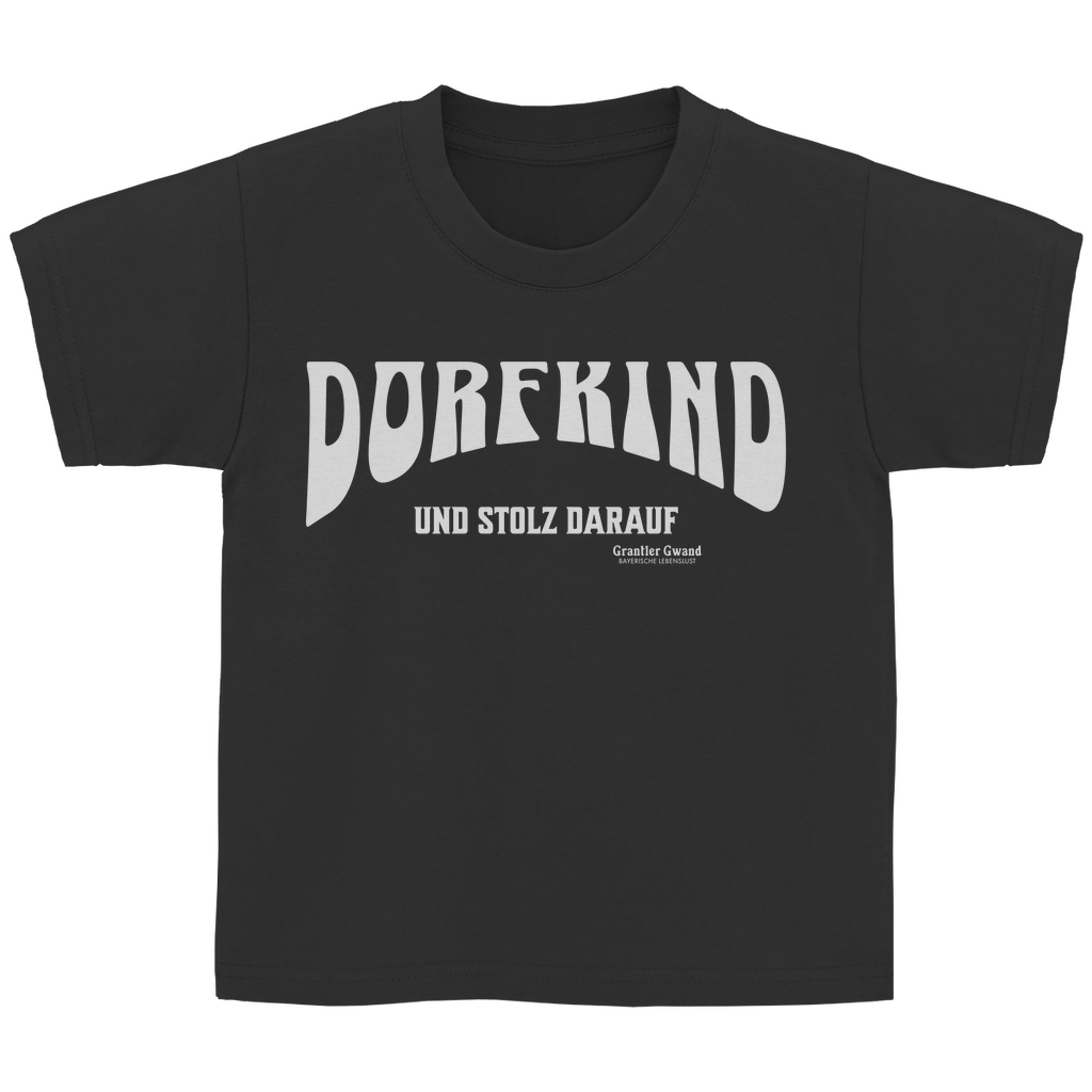 Bayerisches Kinder T:Shirt - Dorfkind - Grantler Gwand
