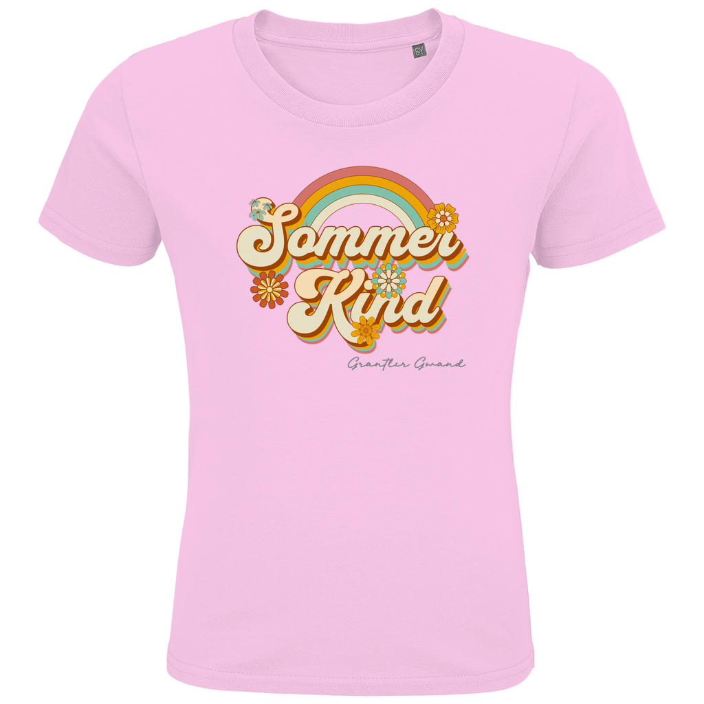Bayerisches Kinder Premium Bio T-Shirt - Sommerkind - Grantler Gwand