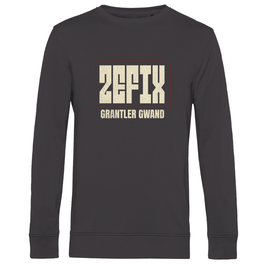 bayerisches Herren Premium Bio Sweatshirt Zefix - Gold - Grantler Gwand