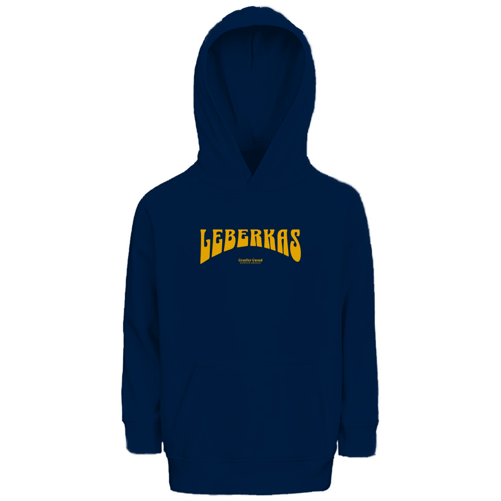 Bayerischer Kinder Premium Bio Hoodie - Leberkas - Grantler Gwand