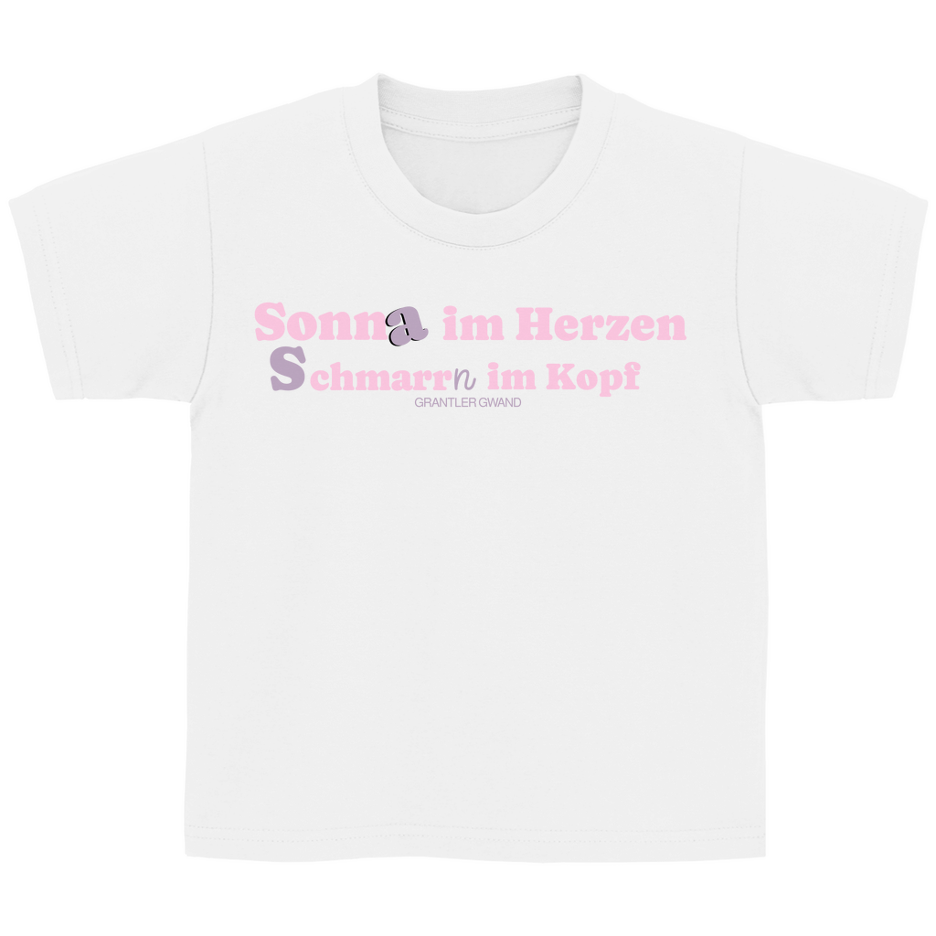 Bayerisches Kinder T-Shirt - Sonna im Herzen - Grantler Gwand