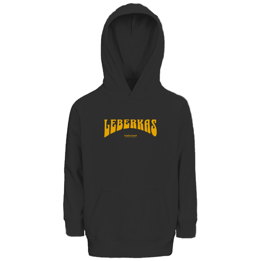 Bayerischer Kinder Premium Bio Hoodie - Leberkas - Grantler Gwand