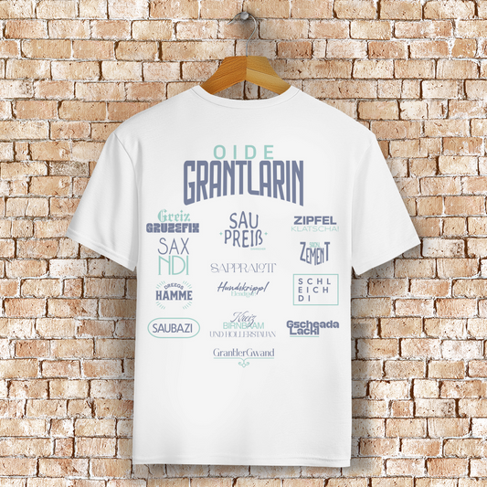 Bayerisches T-Shirt Unisex - Oide  Grantlarin - Grantler Gwand