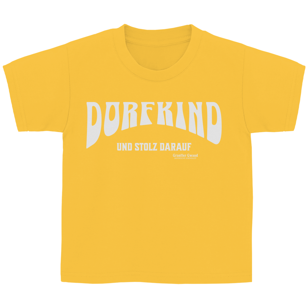 Bayerisches Kinder T:Shirt - Dorfkind - Grantler Gwand