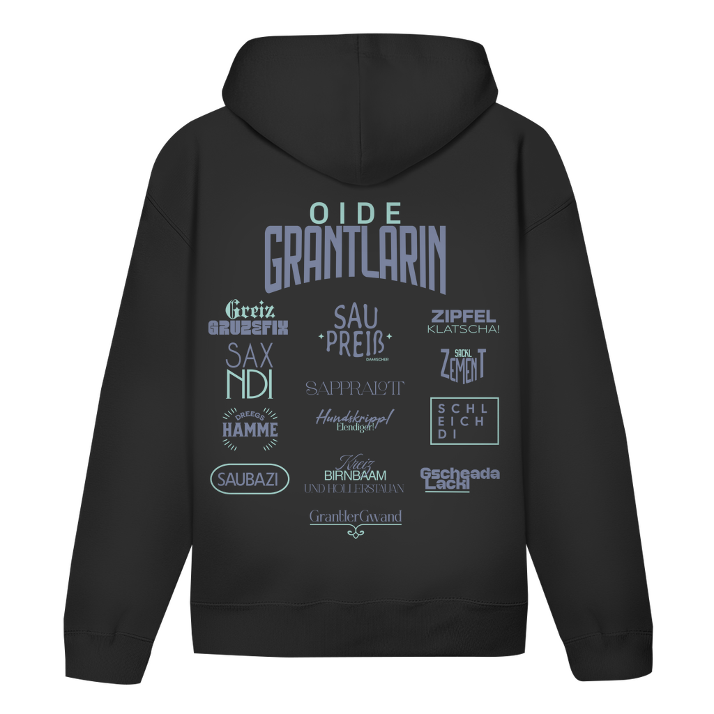Bayerischer Unisex Hoodie - Oide Grantlarin Fluchhoodie - Grün - Grantler Gwand