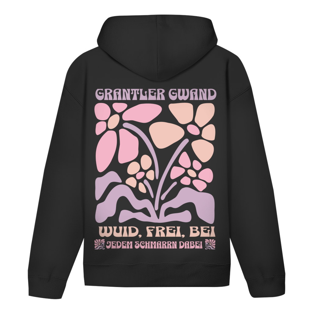 Bayerischer Hoodie Unisex - Wuid, frei, bei jedem Schmarrn dabei - Grantler Gwand