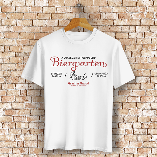 Bayerisches T-Shirt Unisex - A guade Zeit mit guade Leid - Grantler Gwand