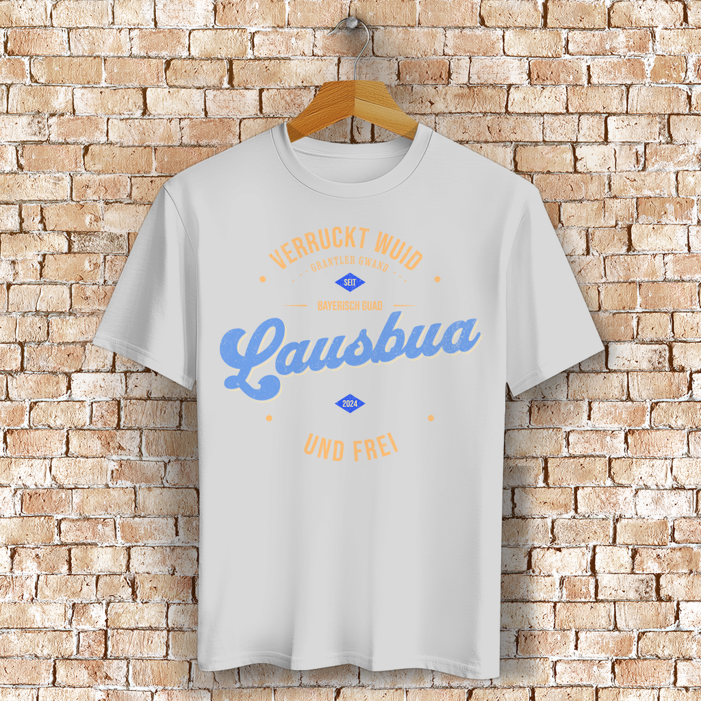 Bayerisches T-Shirt Unisex - Lausbua - Grantler Gwand