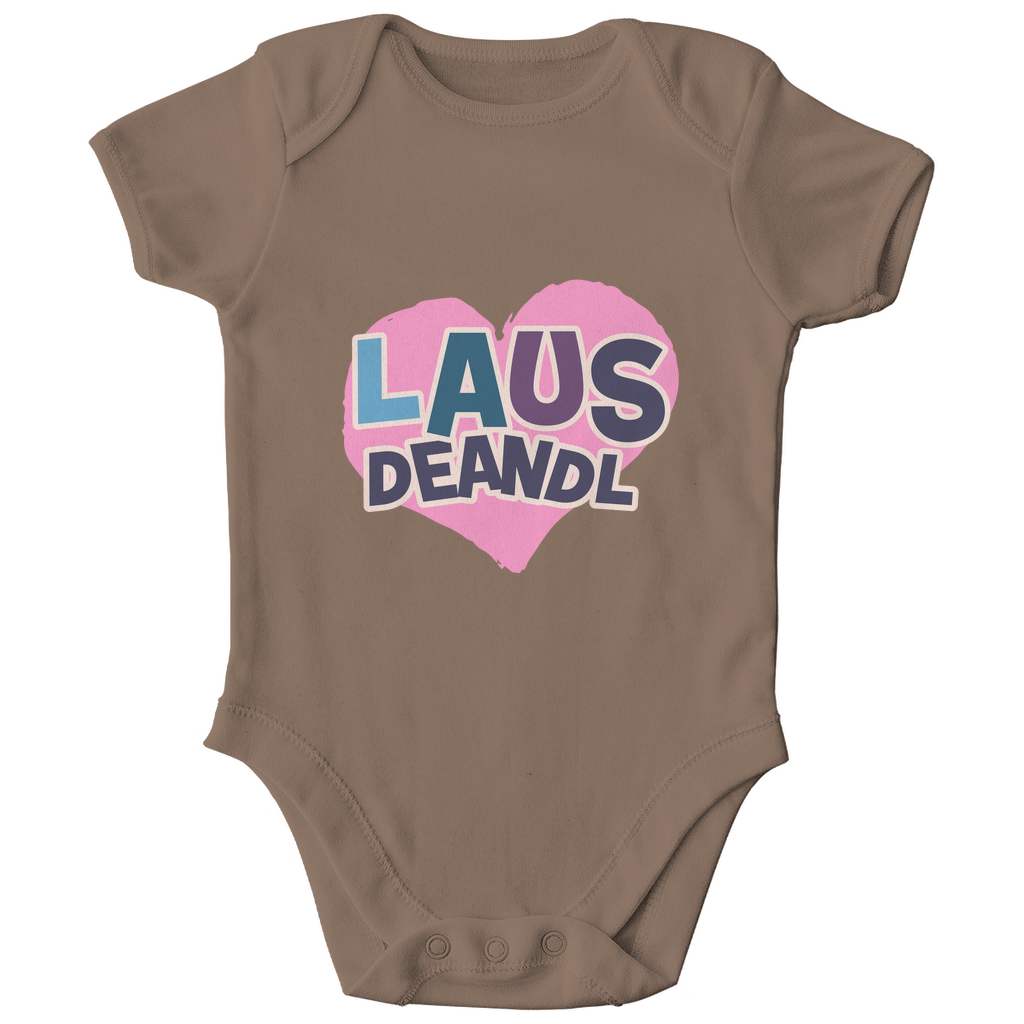 Bayerischer Bio Baby Body Lausdeandl - bunt - Grantler Gwand