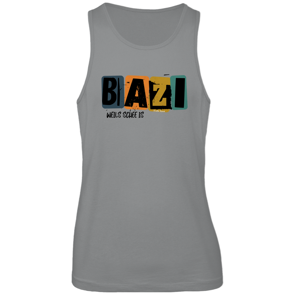 Bayerisches Herren Premium Tank Top Bazi, weils schee is - Grantler Gwand