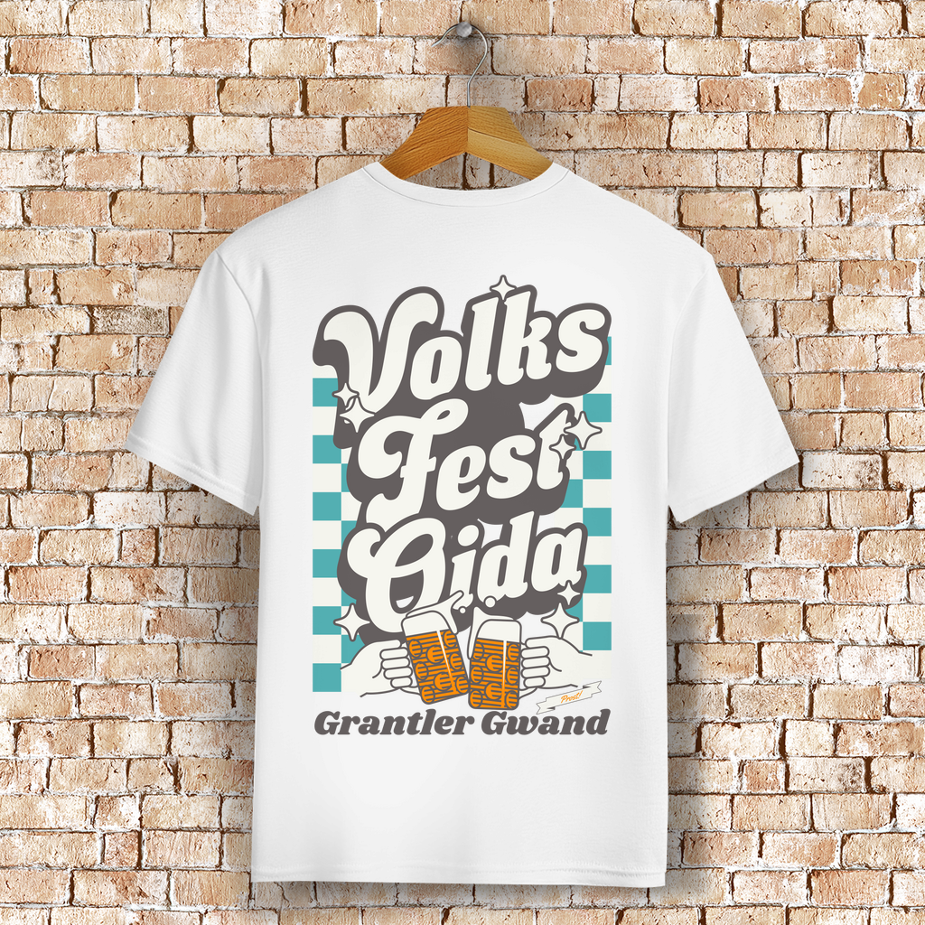 Bayerisches T-Shirt Unisex - Volksfest Oida - Grantler Gwand