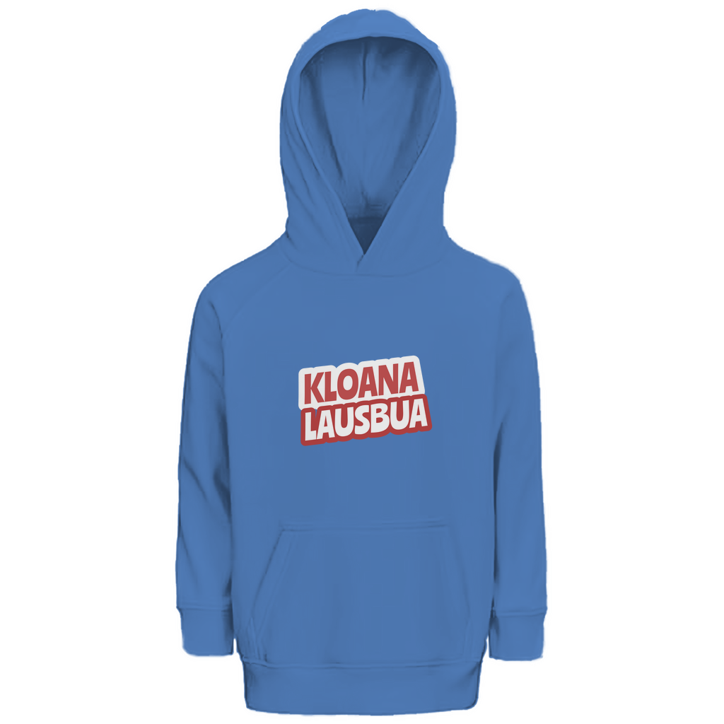 Bayerischer Kinder Premium Bio Hoodie Kloana Lausbua - rot - Grantler Gwand