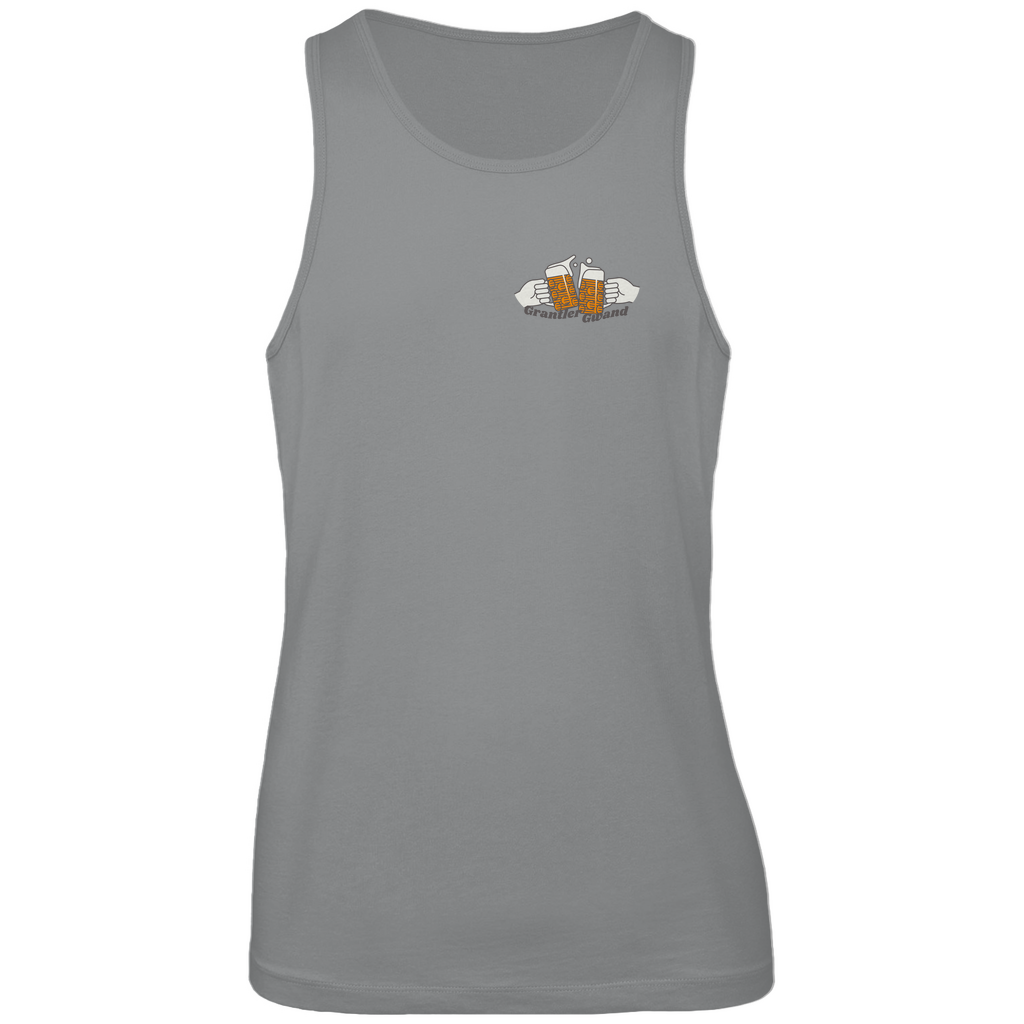 Bayerisches Herren Premium Tank Top Volksfest Oida - Grün - Grantler Gwand - Front- und Backprint
