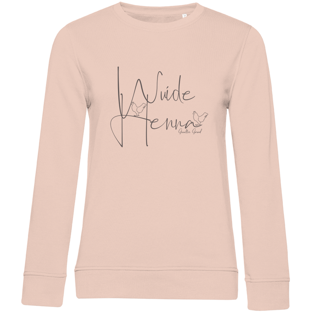 Damen Premium Bio Sweatshirt wuide Henna - grau