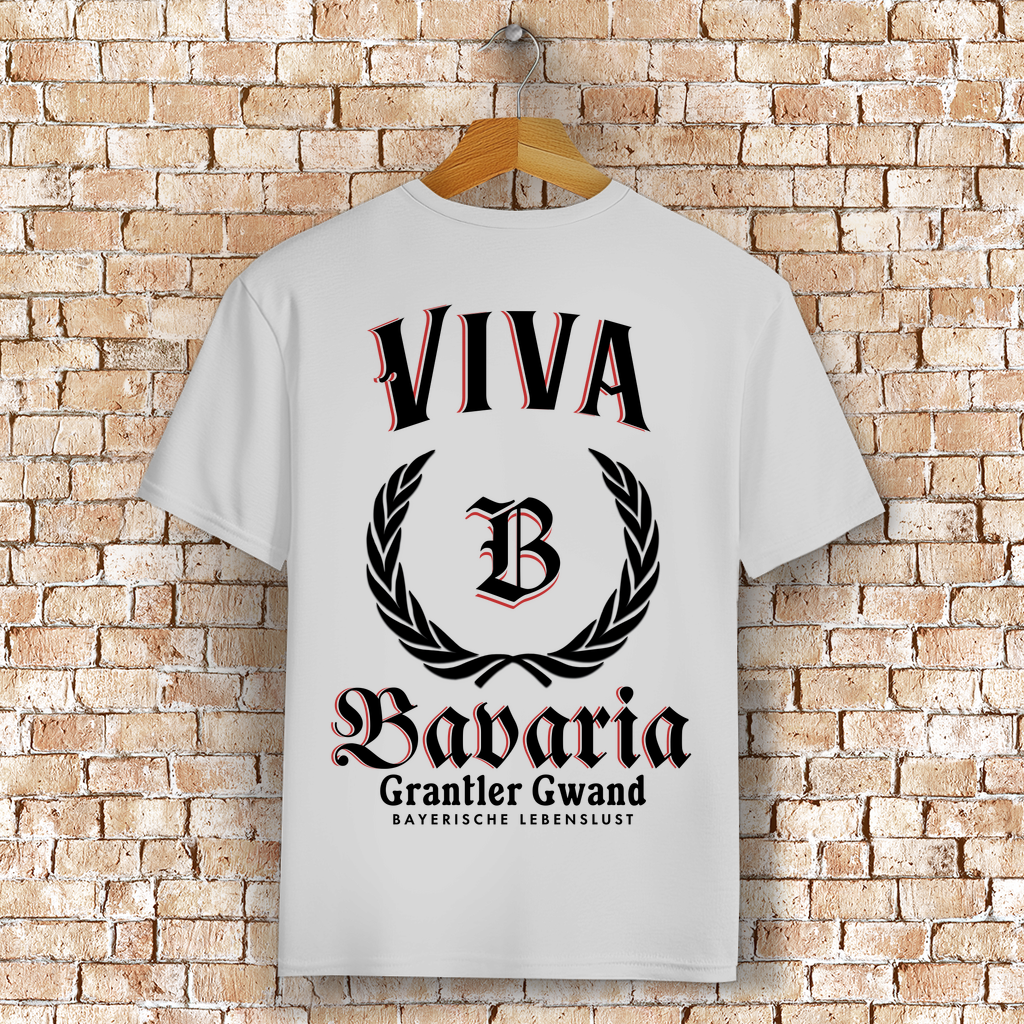 Bayerisches T-Shirt Unisex - Viva Bavaria - Grantler Gwand