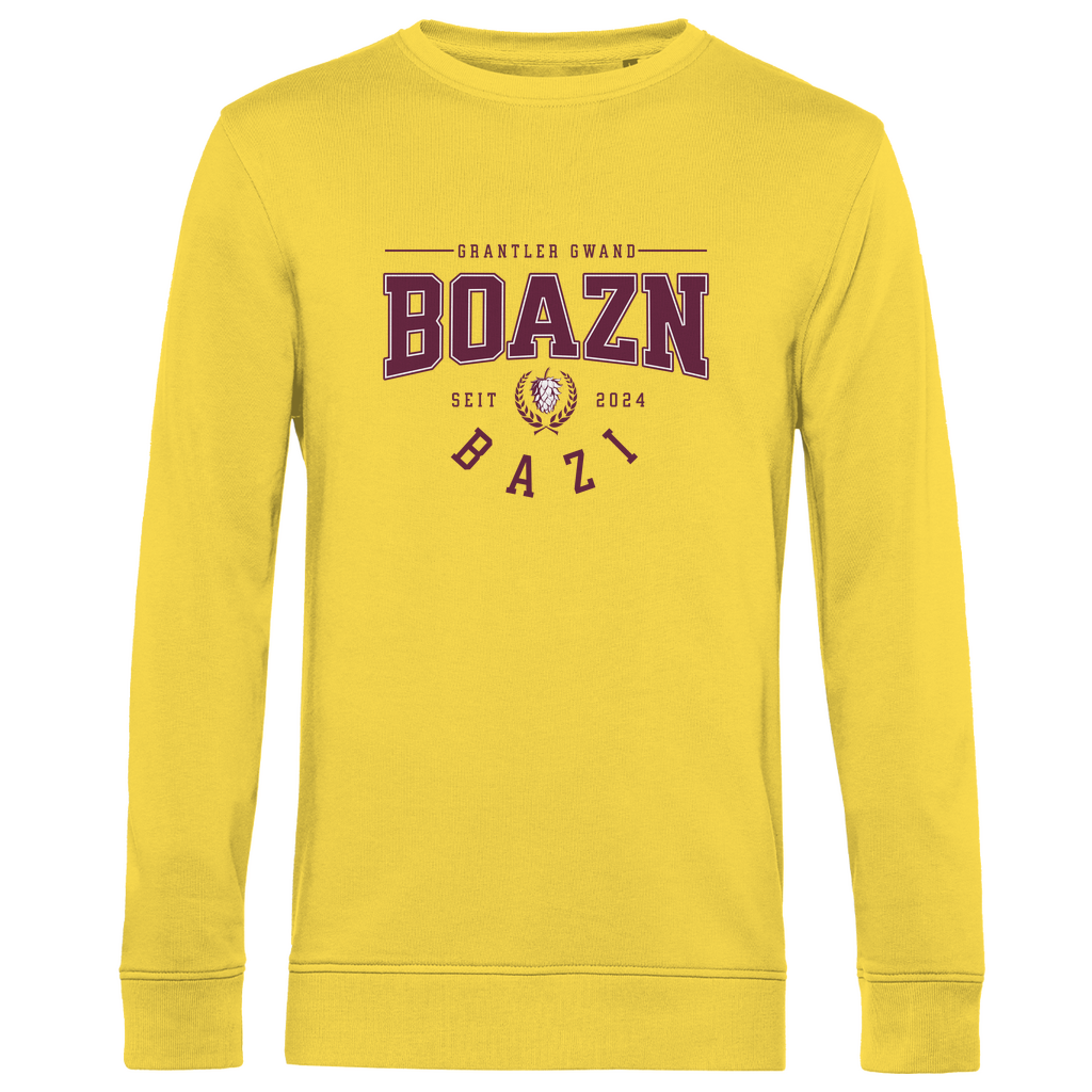 Bayerisches Herren Premium Bio Sweatshirt Boazn Bazi - rot - Grantler Gwand