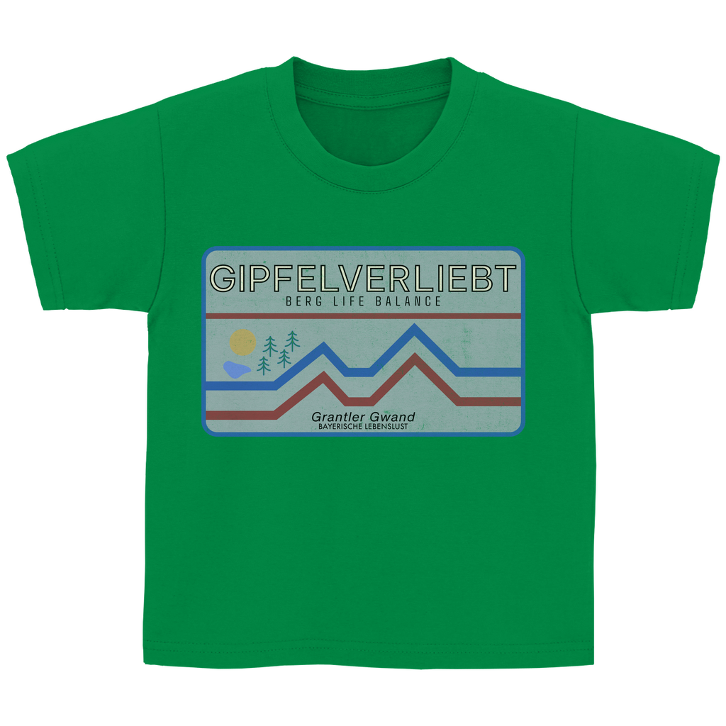 Bayerisches Kinder T-Shirt - Gipfelverliebt - Grantler Gwand