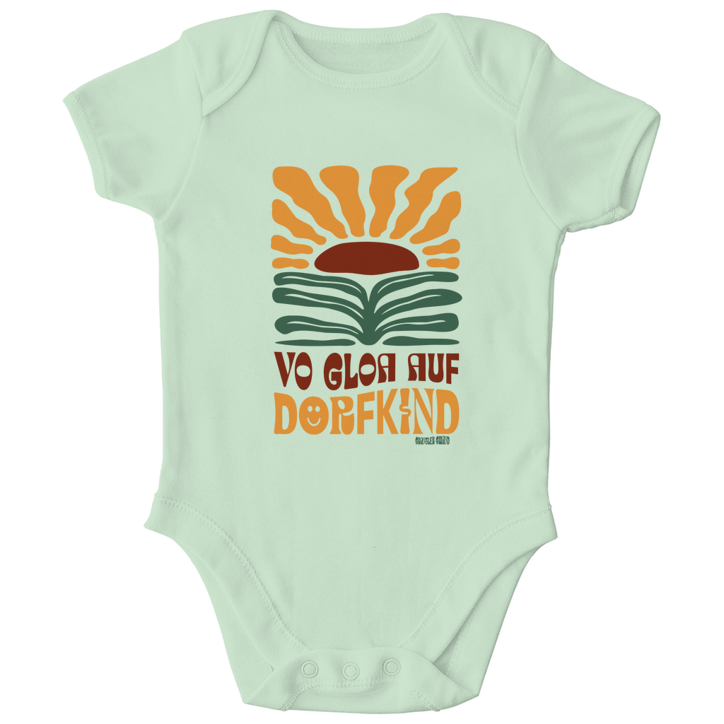 Bayerischer Baby Bio Body Vo Gloa auf Dorfkind - Grantler Gwand