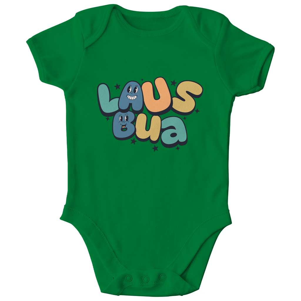 Bayerischer Bio Baby Body Lausbua - zart - Grantler Gwand