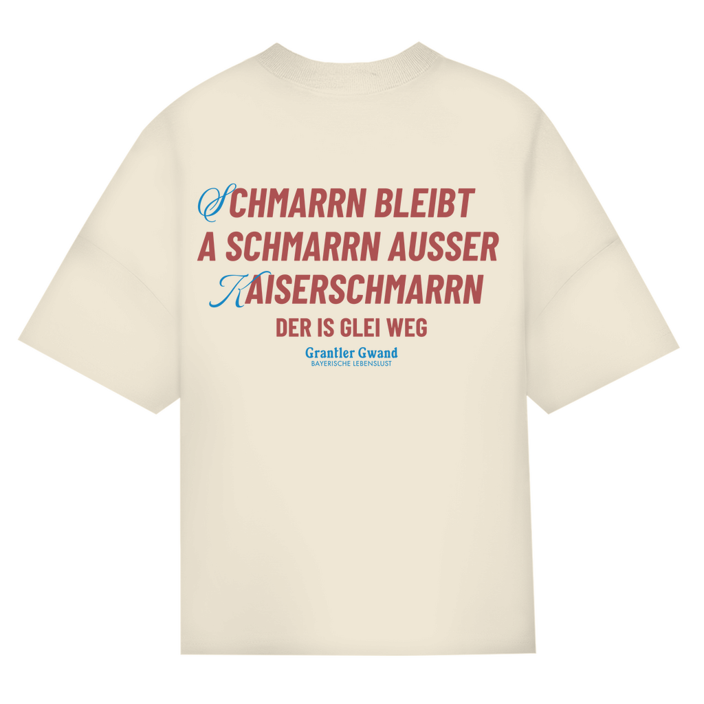 Bayerisches Oversize T-Shirt Unisex - Schmarrn bleibt a Schmarrn - Grantler Gwand