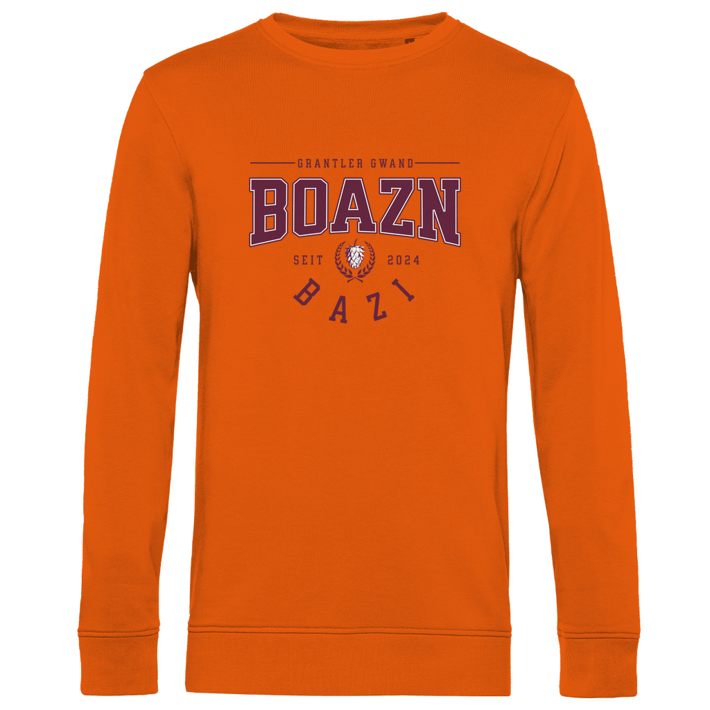 Bayerisches Herren Premium Bio Sweatshirt Boazn Bazi - rot - Grantler Gwand