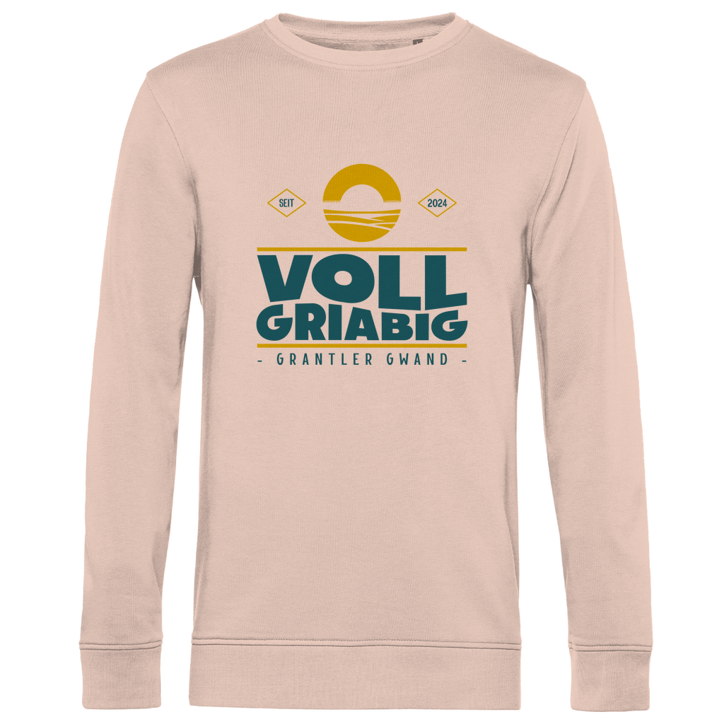 Bayerisches Herren Premium Bio Sweatshirt Voll Griabig - Grün - Grantler Gwand