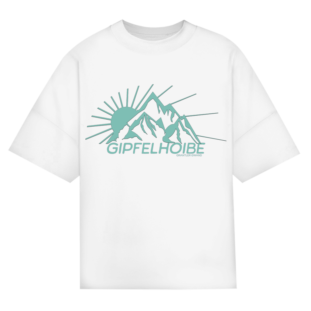 Bayerisches Oversize T-Shirt Unisex - Gipfelhoibe - mint - Grantler Gwand