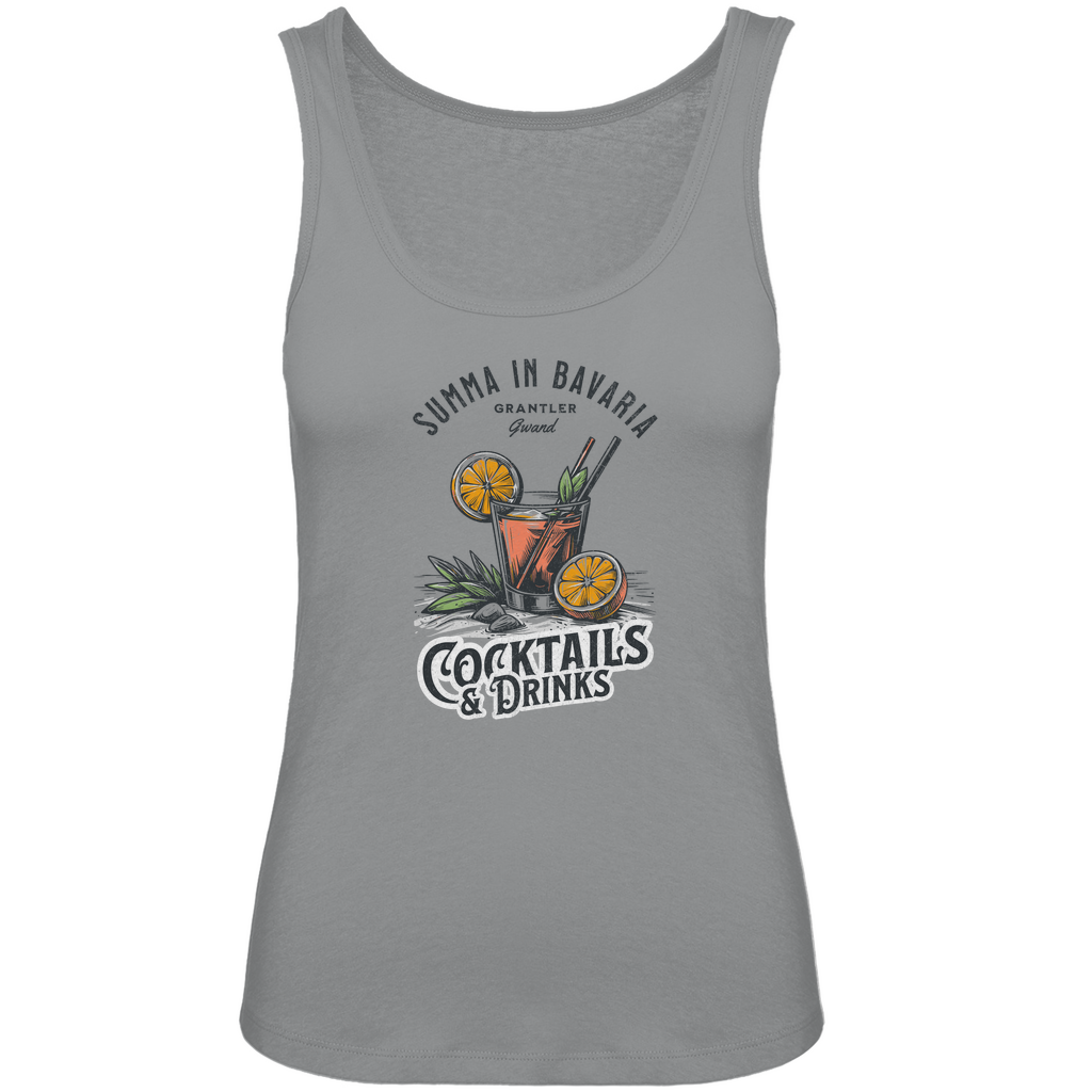 Bayerisches Damen Premium Organic Tank Top Summa in Bavaria - Cocktail & Drinks - Grantler Gwand