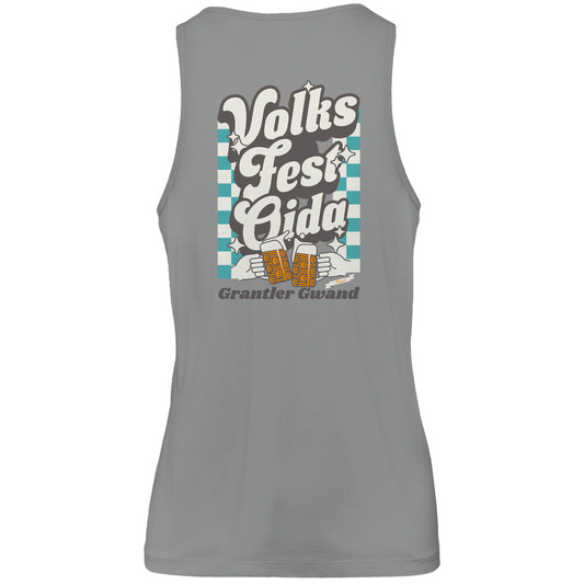 Bayerisches Herren Premium Tank Top Volksfest Oida - Grün - Grantler Gwand - Front- und Backprint