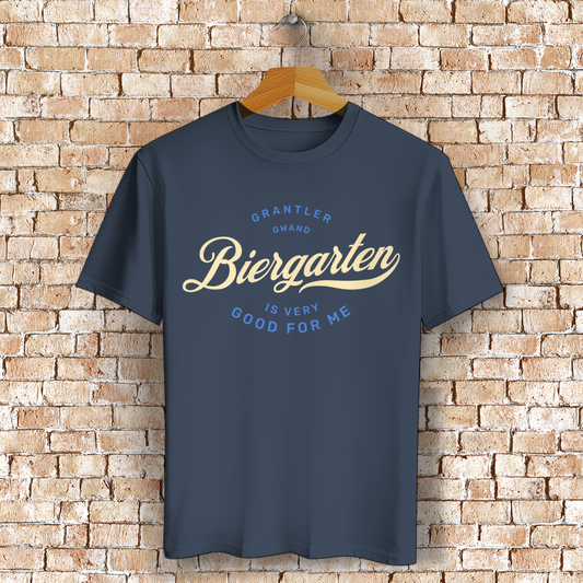 Bayerisches T-Shirt Unisex - Biergarten is very good for me - Grantler Gwand