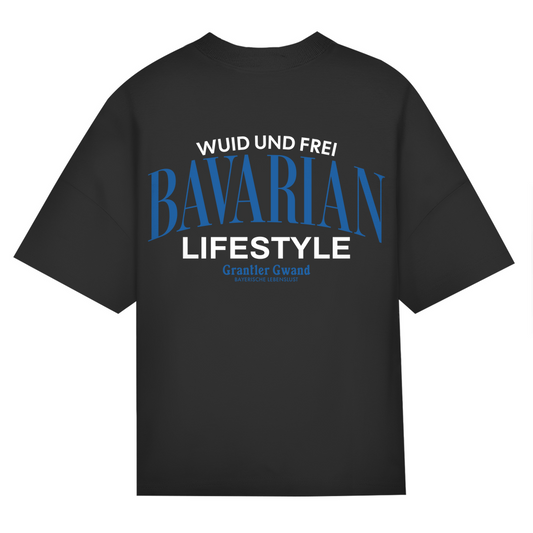 Bayerisches Oversize T-Shirt Unisex - Wuid und Frei - Bavarian Lifestyle - Grantler Gwand