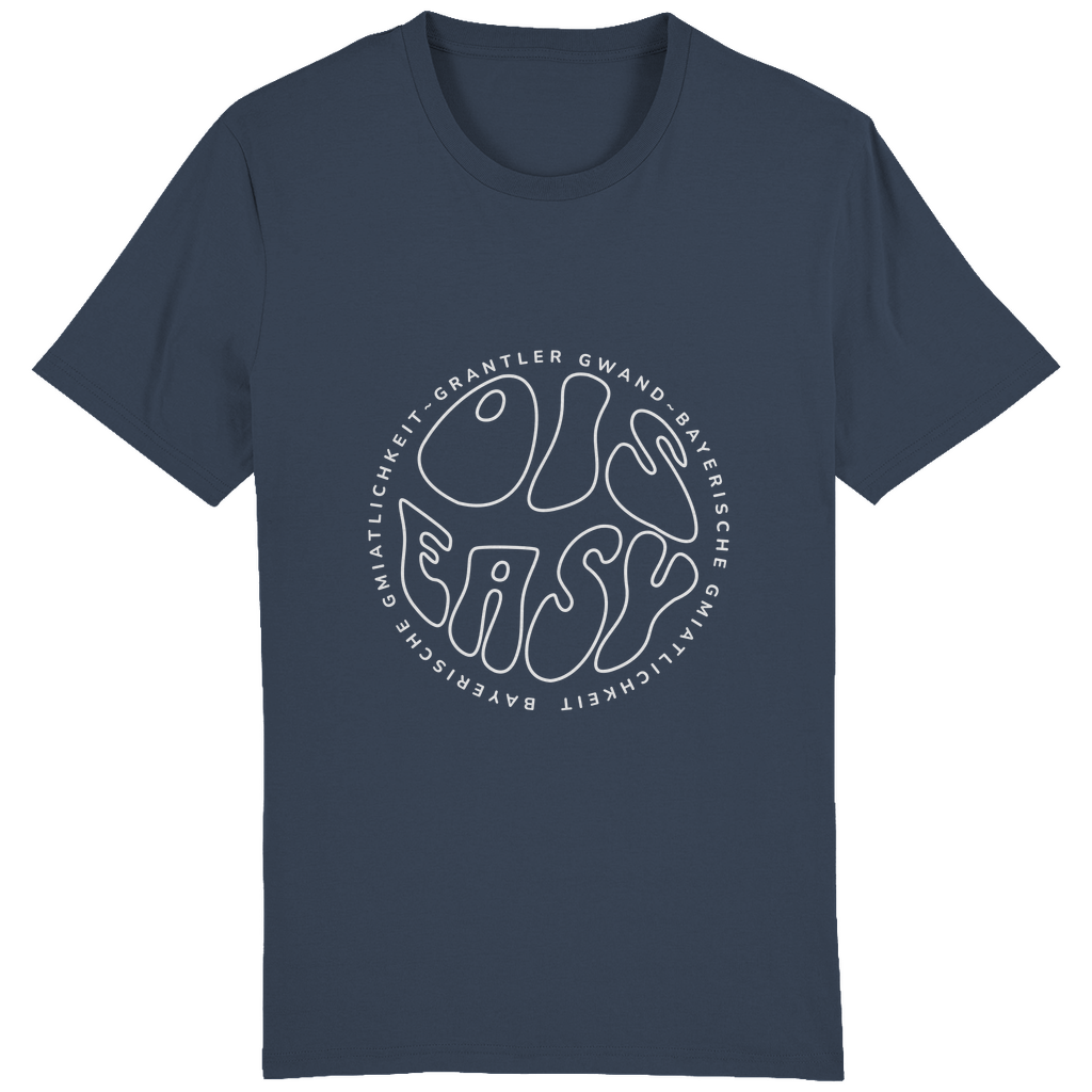 Bayerisches Herren T-Shirt Ois Easy - weiß - Grantler Gwand