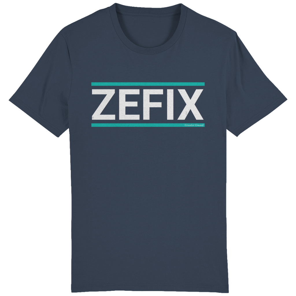 Bayerisches Herren T-Shirt Zefix - grün/weiß - Grantler Gwand