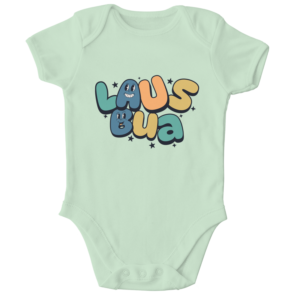 Bayerischer Bio Baby Body Lausbua - zart - Grantler Gwand