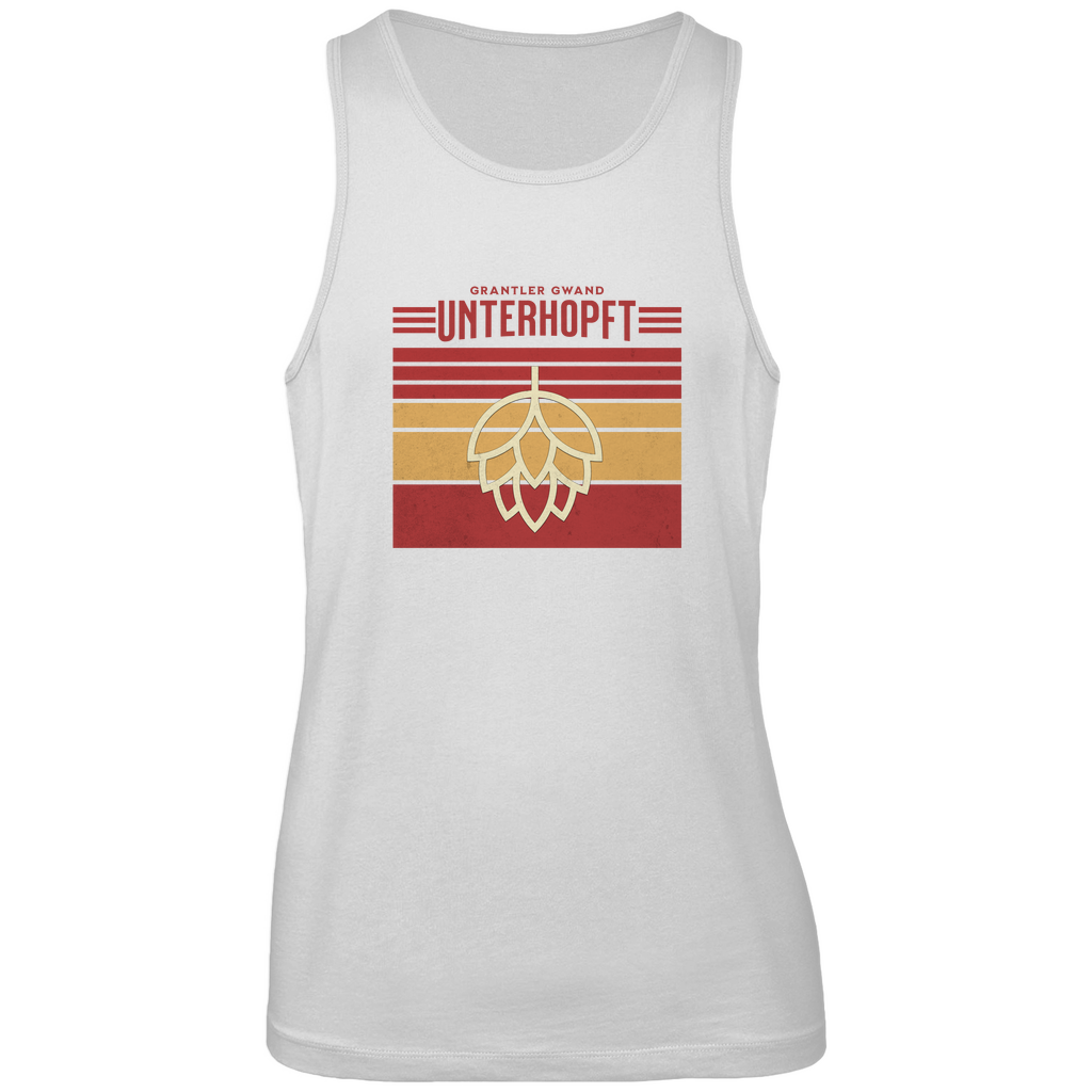 Bayerisches Herren Premium Tank Top Unterhopft - rot - Grantler Gwand