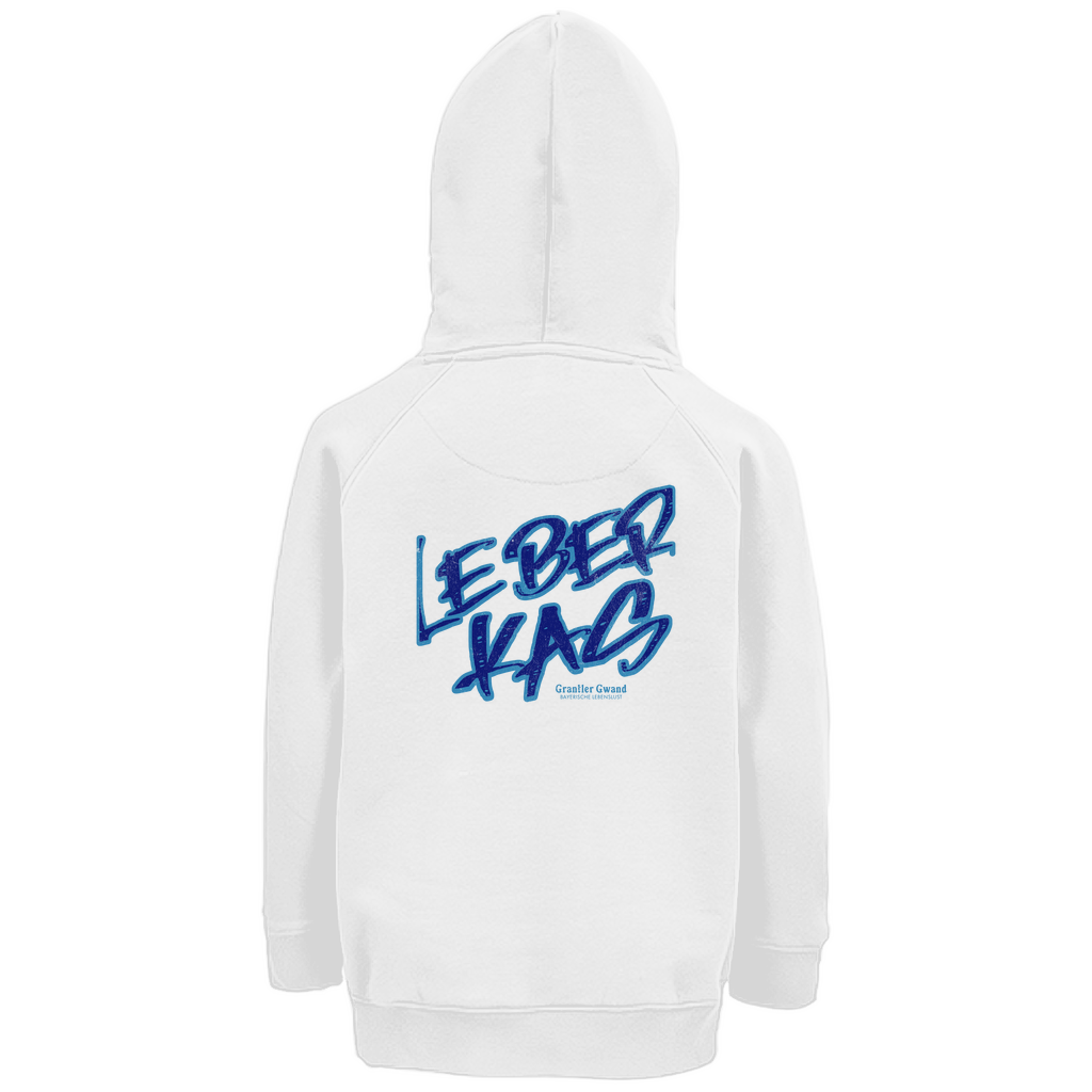 Bayerischer Kinder Premium Bio Hoodie - Leberkas - Grantler Gwand