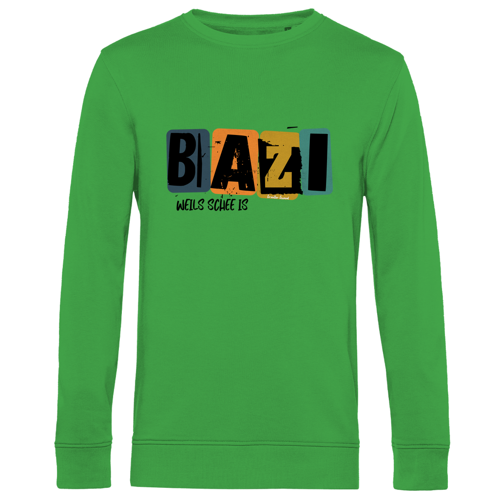 Herren Premium Bio Sweatshirt Bazi, weils schee is