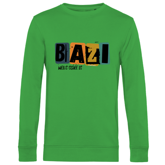 Herren Premium Bio Sweatshirt Bazi, weils schee is