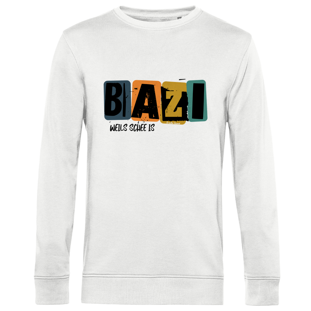 Herren Premium Bio Sweatshirt Bazi, weils schee is