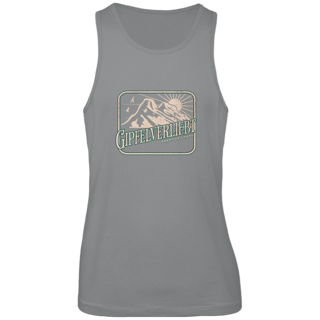 Bayerische Herren Premium Tank Top Gipfelverliebt - grün/gold - Grantler Gwand